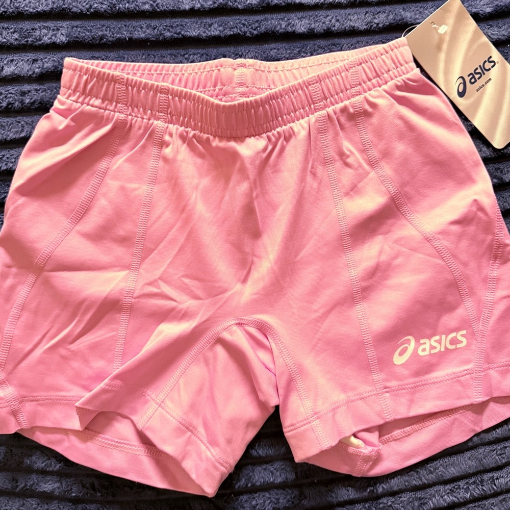 TWO PAIR - ASICS Women's Vibrant Pink Baseline Shorts